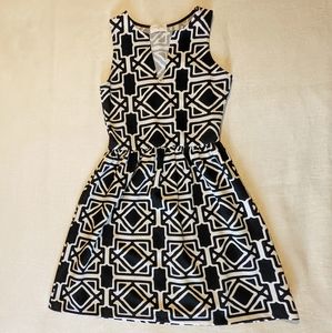 Black and White Dress